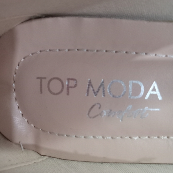 Nude-Pink Ballerina Flats (Adjustable ankle strap) - Picture 3 of 5